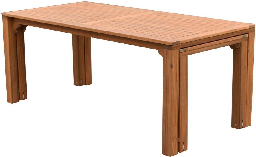 MERXX Tuintafel Flex uitschuifbare tafel uitbreidbaar bxd: ca. 90 73 x 185 370 cm kan ook afzonderlijk worden gebruikt - Foto 3