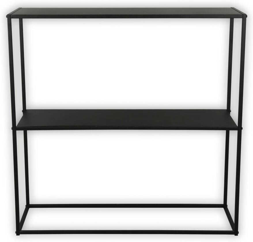 MIRRORS AND MORE Sidetable Alexis zwart metalen onderstel (6-delig) - Foto 6