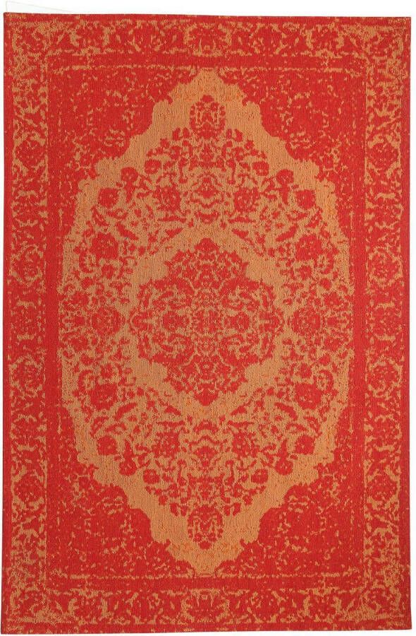 Morgenland Design-vloerkleed Medaillon rosso 200 x 140 cm