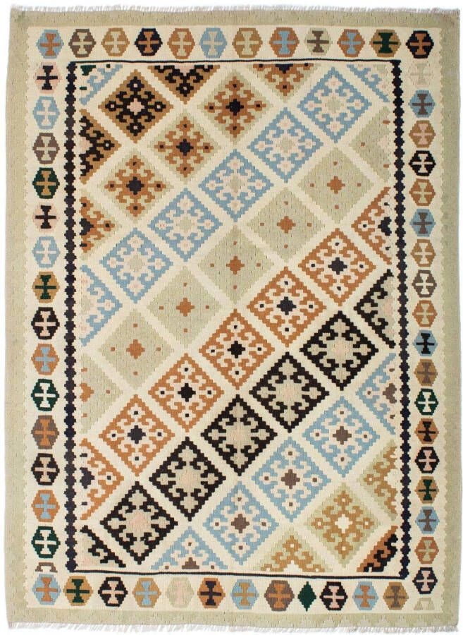 Morgenland Hoogpolige loper Bidjar geometrisch Blu 215 x 73 cm - Foto 6