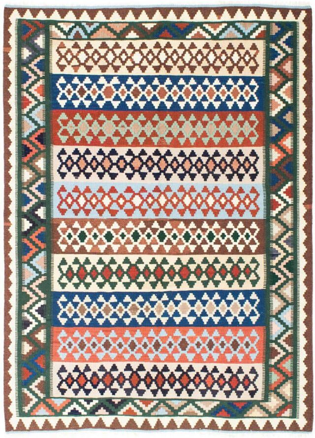 Morgenland Hoogpolige loper Bidjar geometrisch rosso 195 x 75 cm - Foto 6