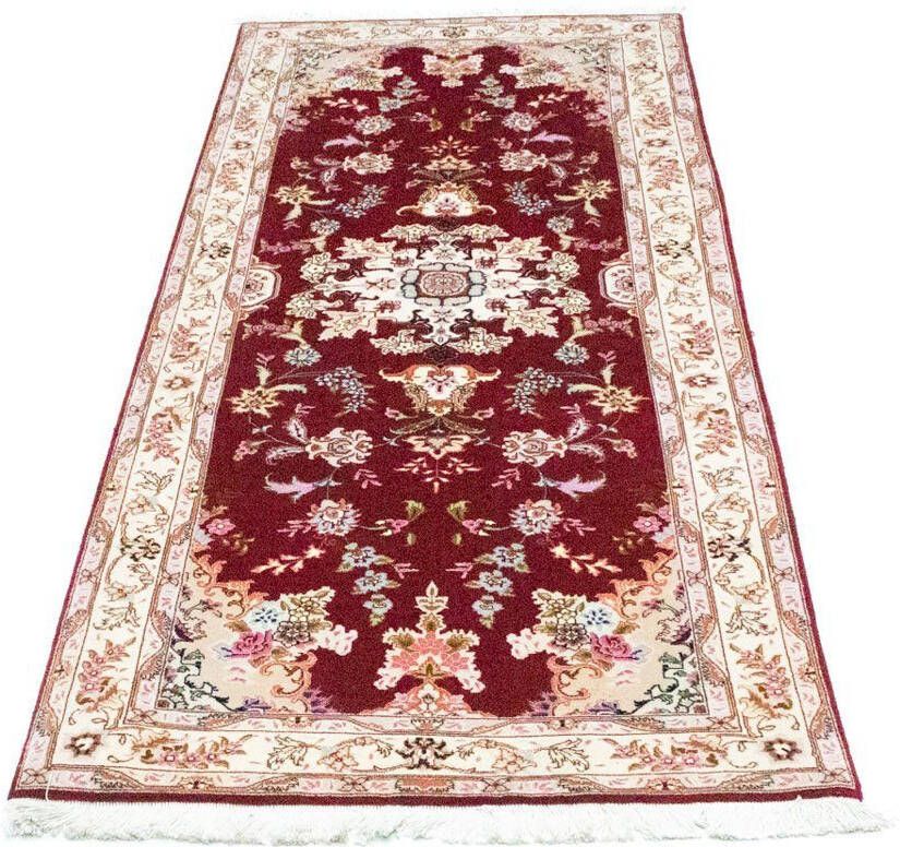 Morgenland Hoogpolige loper Tabriz 50 Raj medaillon rosso 200 x 83 cm - Foto 6