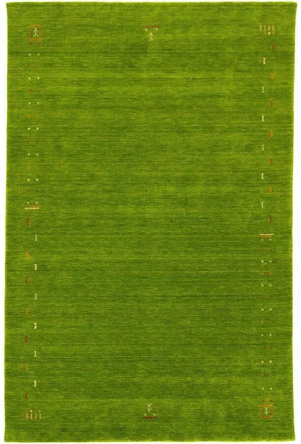 Morgenland Wollen kleed GABBEH FEIN FENTH zuiver scheerwol veelkleurig randdessin woonkamer - Foto 3