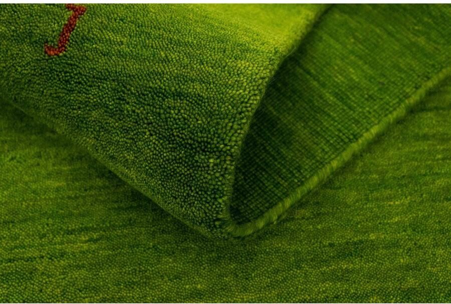 Morgenland Wollen kleed GABBEH FEIN FENTH zuiver scheerwol veelkleurig randdessin woonkamer - Foto 5