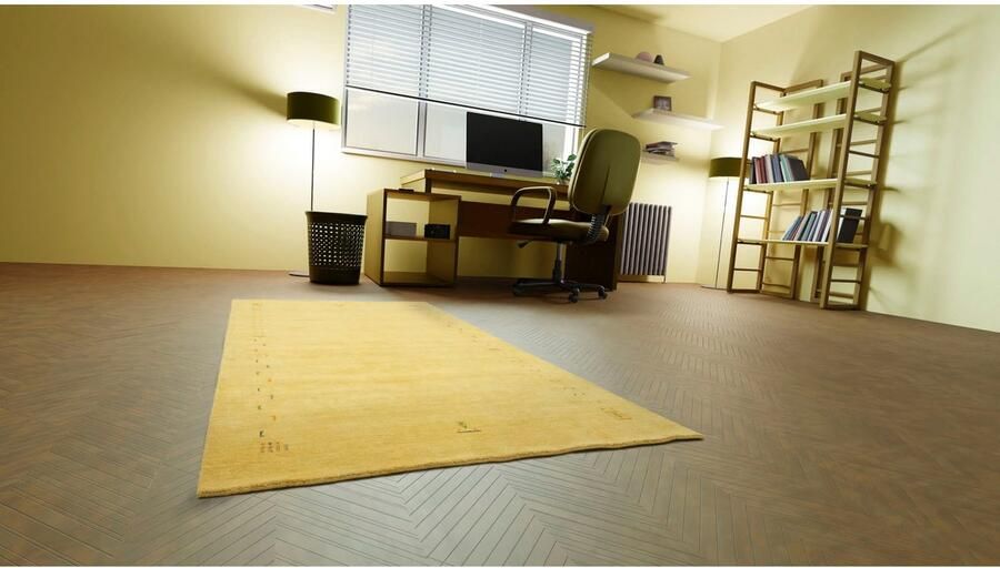 Morgenland Wollen kleed GABBEH FEIN FENTH zuiver scheerwol veelkleurig randdessin woonkamer - Foto 8