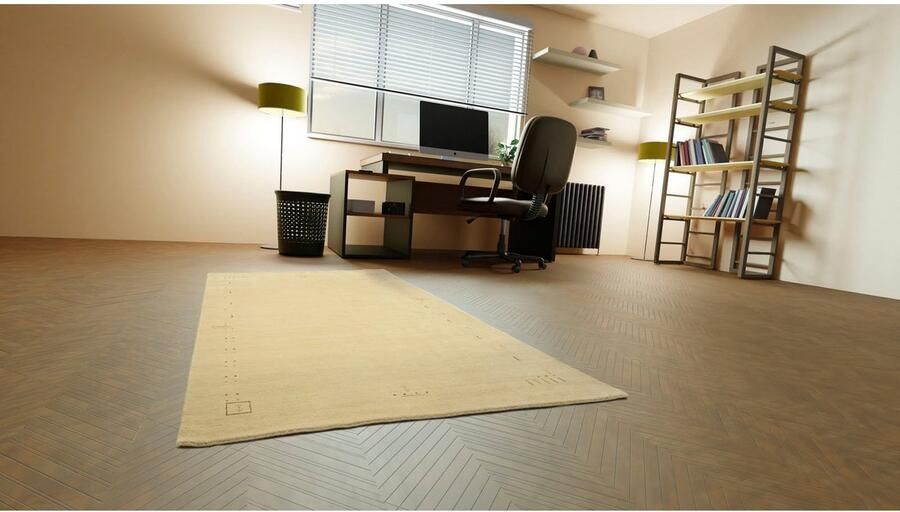 Morgenland Wollen kleed GABBEH FEIN FENTH zuiver scheerwol veelkleurig randdessin woonkamer - Foto 12