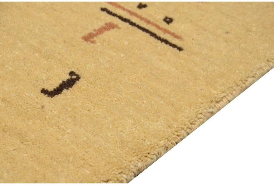 Morgenland Wollen kleed GABBEH FEIN FENTH zuiver scheerwol veelkleurig randdessin woonkamer - Foto 3