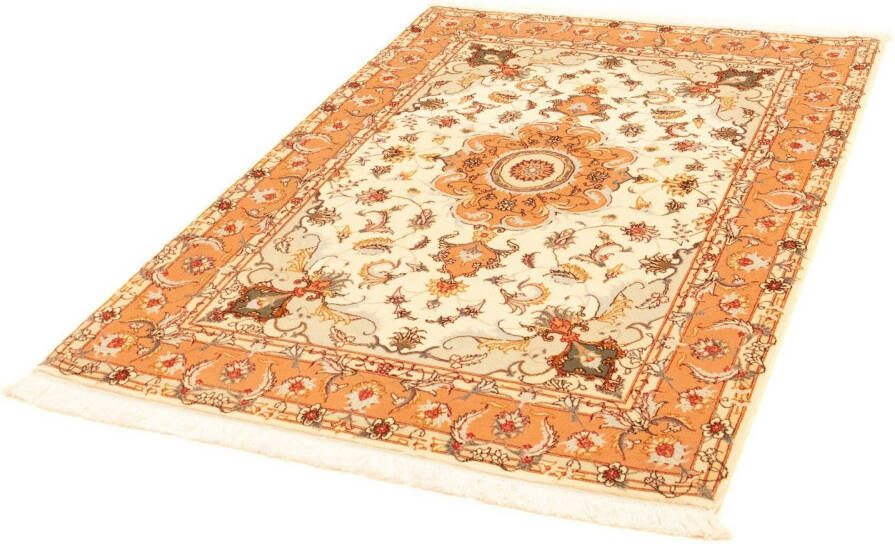 Morgenland Vloerkleed Täbriz 50 Raj vloerkleed met de hand geknoopt beige