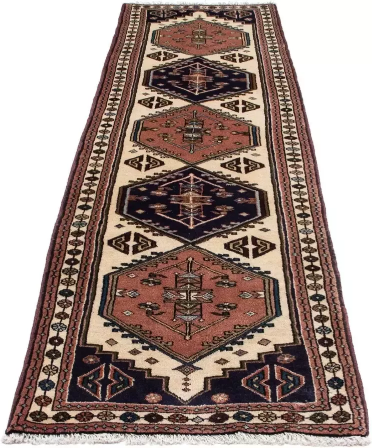 morgenland Wollen kleed Bidjar Zanjan sterk gedessineerd 207 x 132 cm Uniek exemplaar met certificaat