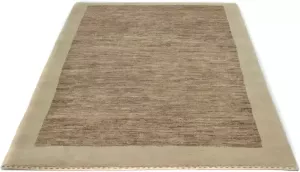 Morgenland Wollen kleed Gabbeh-kleed met de hand geknoopt bruin handgeknoopt