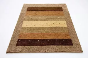 Morgenland Wollen kleed Gabbeh-kleed met de hand geknoopt meerkleurig handgeknoopt