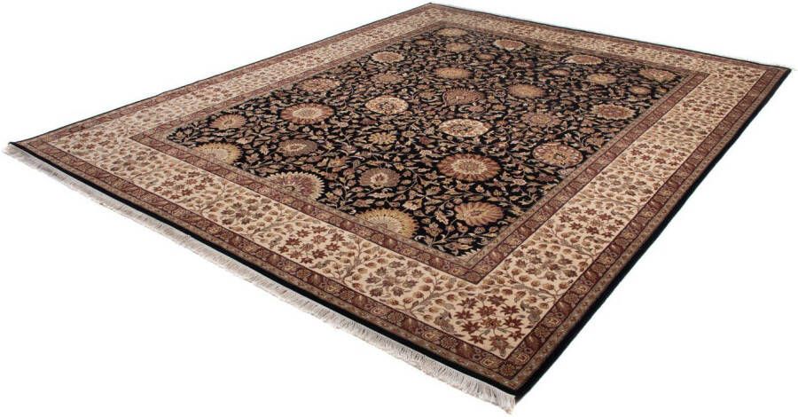 Morgenland Wollen kleed Ghom velden marone chiaro 324 x 246 cm