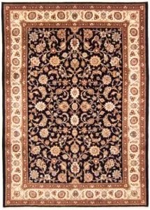 Morgenland Wollen kleed Kasjmar medaillon beige 340 x 250 cm Uniek exemplaar met certificaat