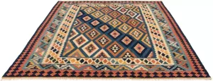 Morgenland Wollen kleed Kelim Fars geheel gedessineerd 208 x 194 cm Omkeerbaar tapijt