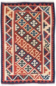 Morgenland Wollen kleed Keshan medaillon rosso scuro 332 x 252 cm Uniek exemplaar met certificaat