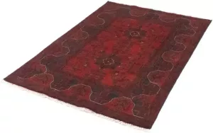 Morgenland Wollen kleed Khal Mohammadi vloerkleed met de hand geknoopt rood