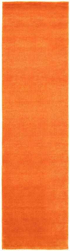 Morgenland Wollen kleed Uni Arancione 200 x 80 cm - Foto 4