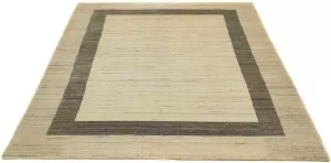 Morgenland Wollen kleed Vintage vloerkleed met de hand geknoopt beige Vintage ontwerp