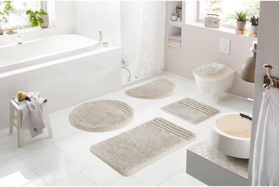 Möve Badmat Loft badmat badkamer tapijt Badmat badmatten ook als 2-delige set & rond - Foto 4