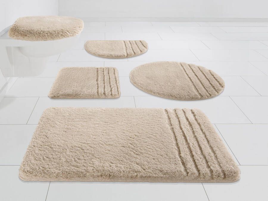 Möve Badmat Loft badmat badkamer tapijt Badmat badmatten ook als 2-delige set & rond