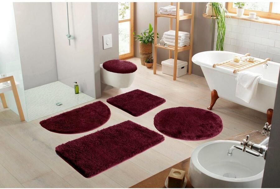 Möve Badmat Superwuschel badmat badkamer tapijt Microvezel badmat badtapijt rechthoekig rond & als 3-delige set - Foto 5