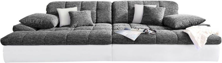 Mr. Couch Megabank Biarritz naar keuze met koudschuim (140 kg belasting zitting) en rgb-verlichting