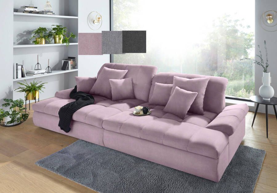 Mr. Couch Megabank Biarritz Naar keuze met verstelbare hoofdsteun en RGB-ledverlichting