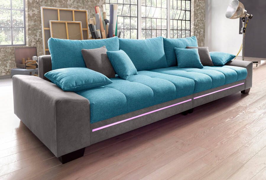 Mr. Couch Megabank NIKITA naar keuze met koudschuim (140 kg belasting zitting) en bluetooth-geluid - Foto 9