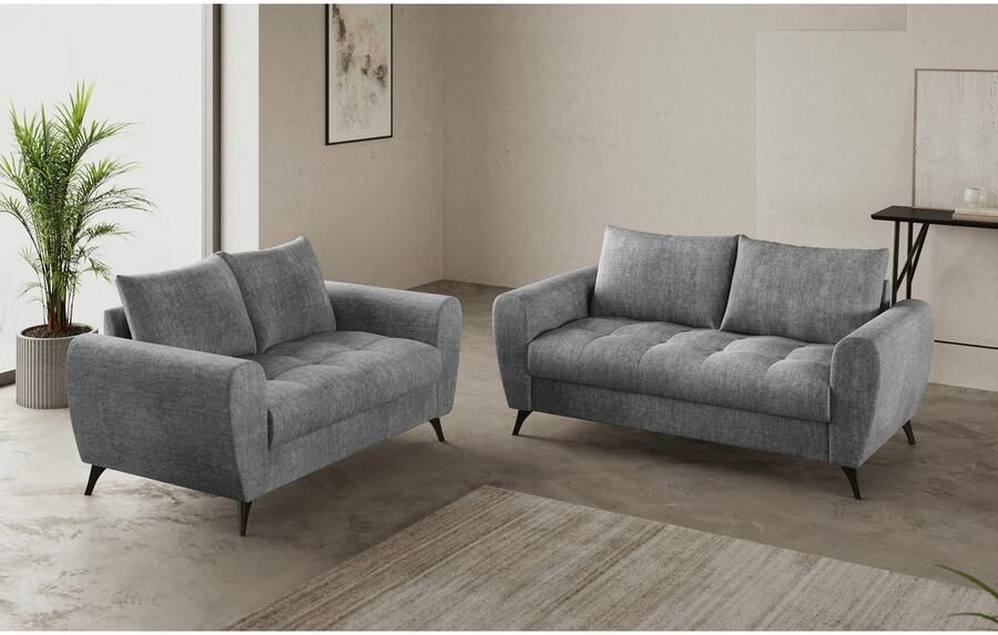 Mr. Couch 2 5-zits Blackburn II Optioneel met koudschuimvering tot 140 kg belastbaar