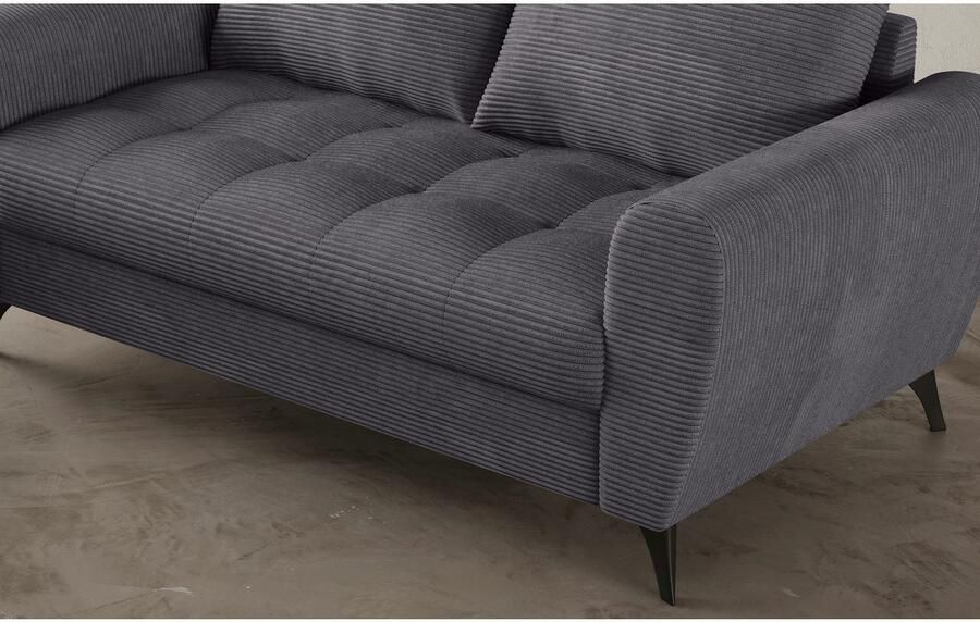 Mr. Couch 2 5-zits Blackburn II Optioneel met koudschuimvering tot 140 kg belastbaar - Foto 2