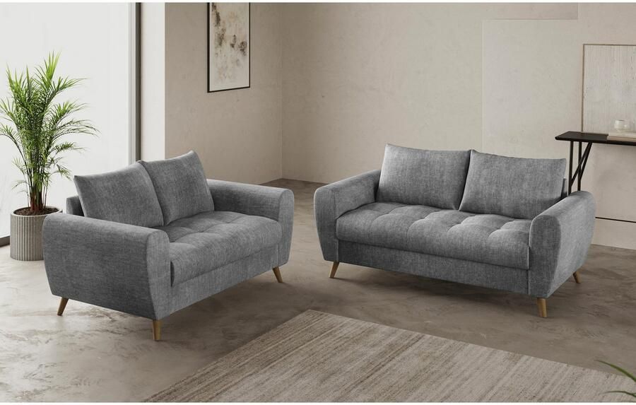 Mr. Couch 2-zitsbank Blackburn II Optioneel met koudschuimvering tot 140 kg belastbaar