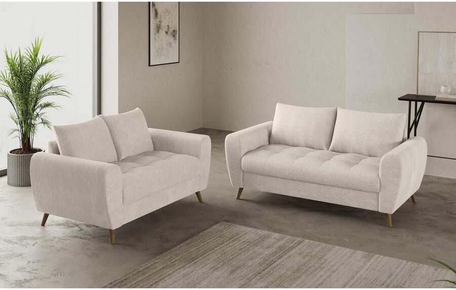 Mr. Couch 2 5-zits Blackburn II Optioneel met koudschuimvering tot 140 kg belastbaar