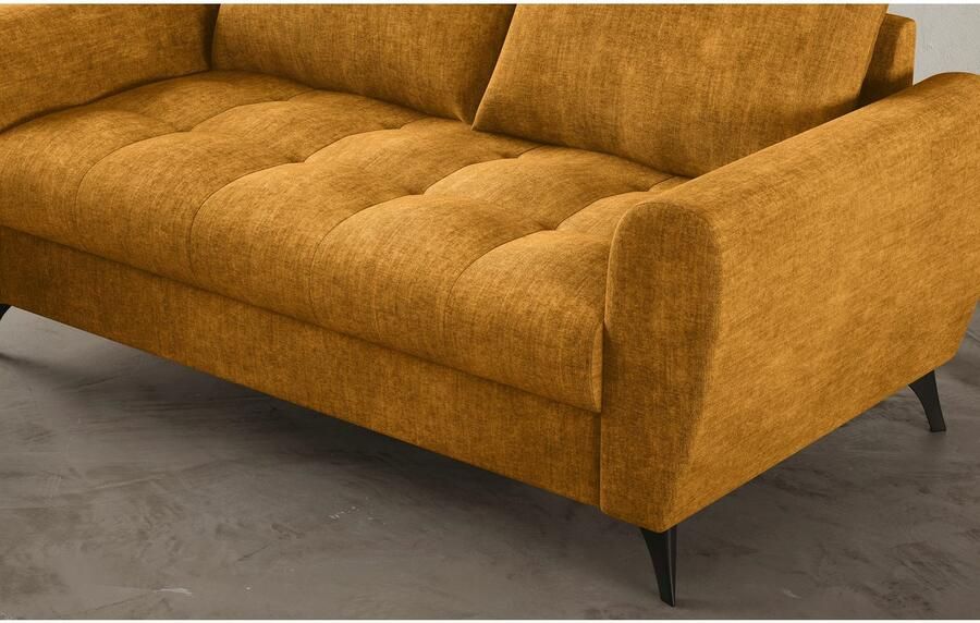 Mr. Couch 2 5-zits Blackburn II Optioneel met koudschuimvering tot 140 kg belastbaar - Foto 2