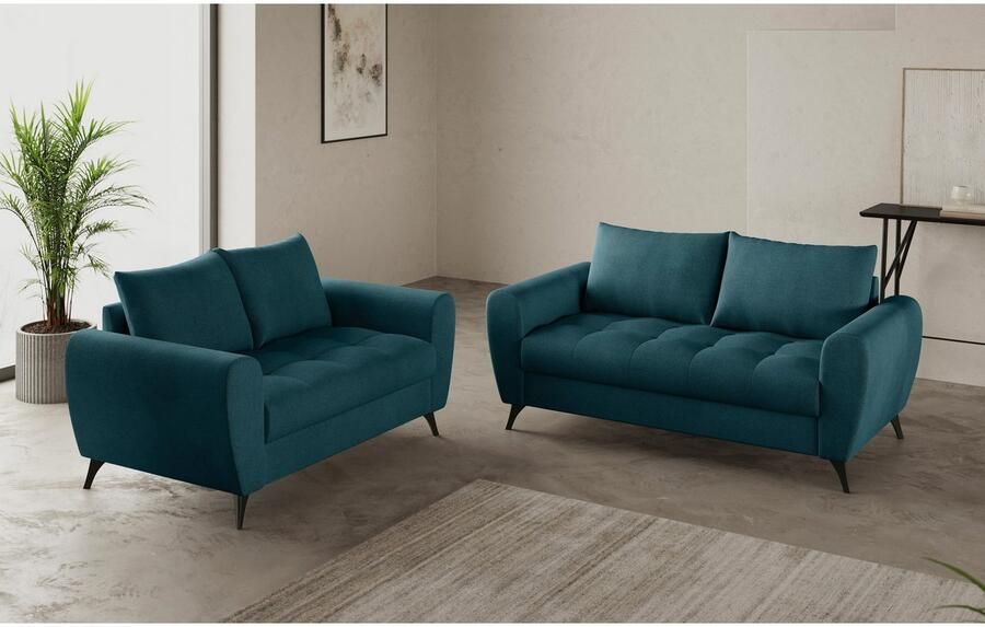 Mr. Couch 2-zitsbank Blackburn II Optioneel met koudschuimvering tot 140 kg belastbaar