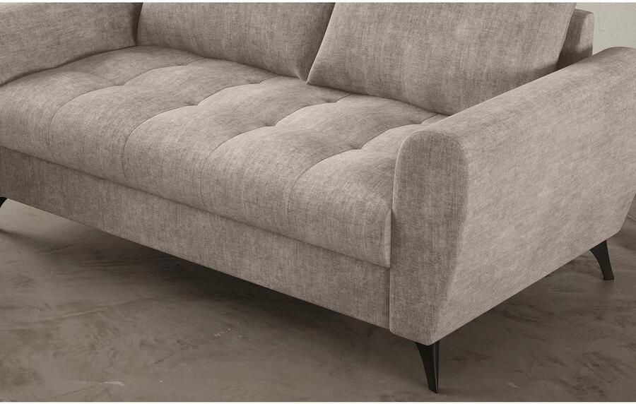 Mr. Couch 2 5-zits Blackburn II Optioneel met koudschuimvering tot 140 kg belastbaar - Foto 2