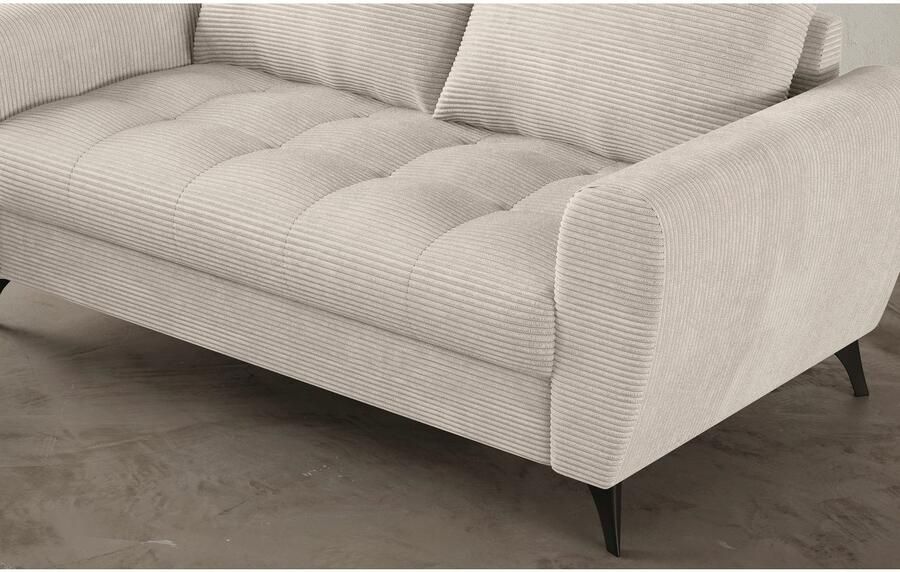 Mr. Couch 2 5-zits Blackburn II Optioneel met koudschuimvering tot 140 kg belastbaar - Foto 2