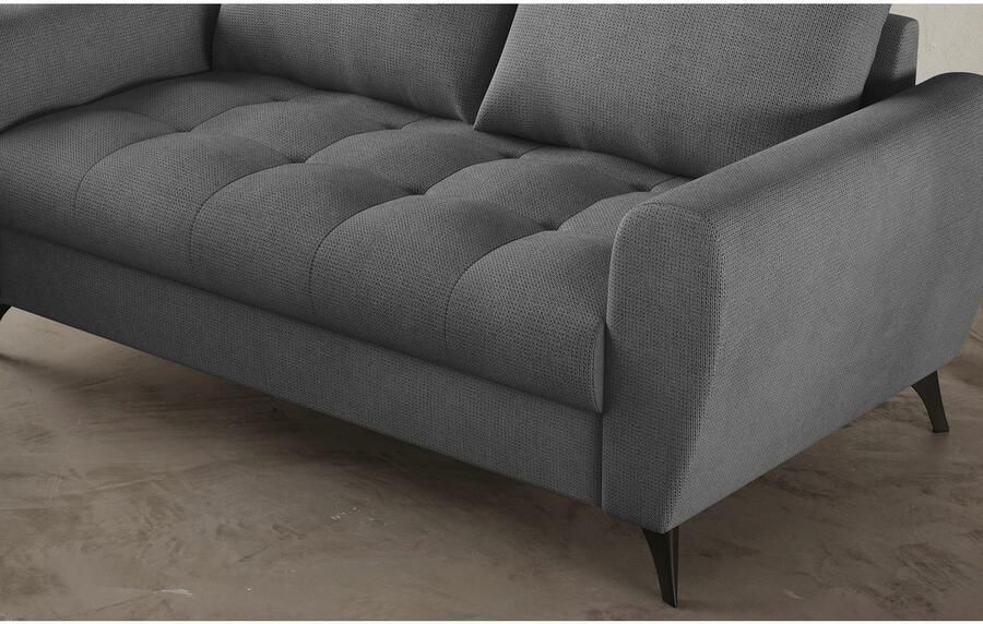 Mr. Couch 2 5-zits Blackburn II Optioneel met koudschuimvering tot 140 kg belastbaar - Foto 2