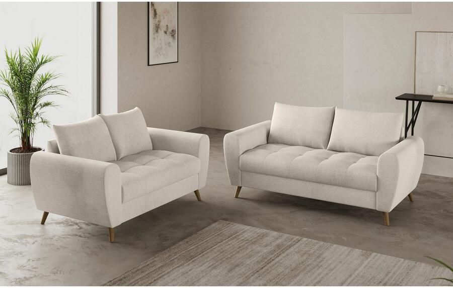 Mr. Couch 2-zitsbank Blackburn II Met koudschuimvering tot 140 kg belastbaar