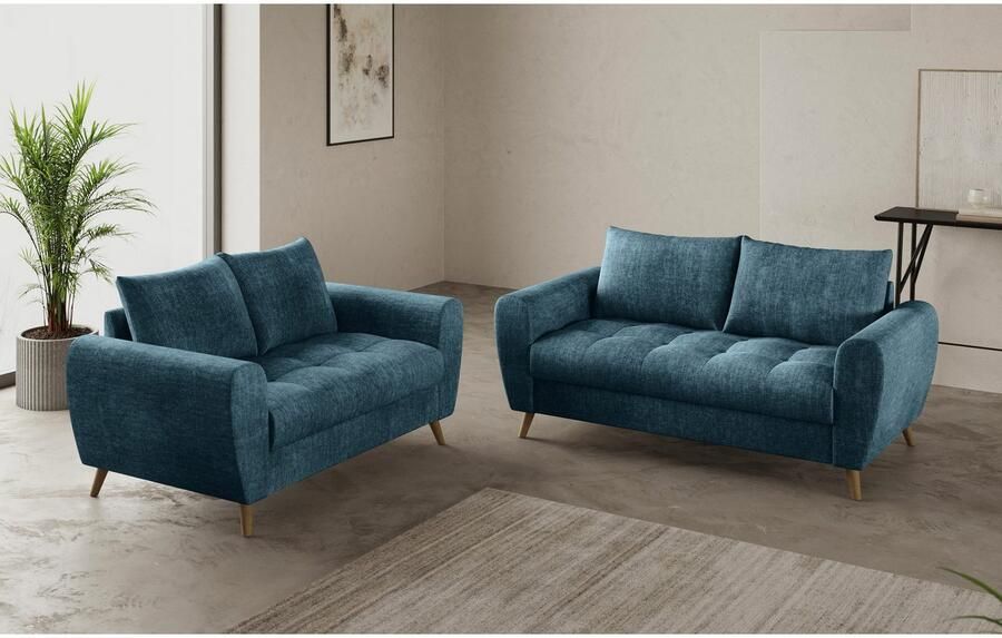 Mr. Couch 2-zitsbank Blackburn II Optioneel met koudschuimvering tot 140 kg belastbaar