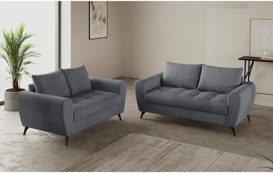 Mr. Couch 2-zitsbank Blackburn II Optioneel met koudschuimvering tot 140 kg belastbaar