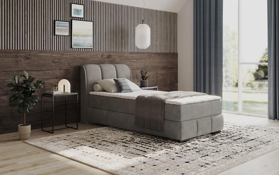 Mr. Couch Boxspring Bethany met bedkist incl. matras Topmatras en sierkussen in verschillende hardheden beschikbaar - Foto 3