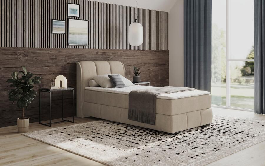 Mr. Couch Boxspring Bethany met bedkist incl. matras Topmatras en sierkussen in verschillende hardheden beschikbaar - Foto 3