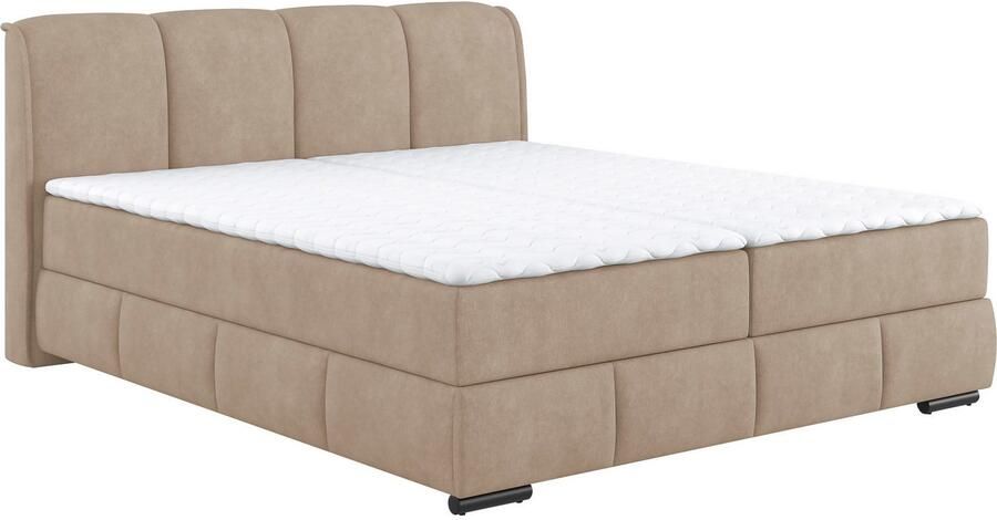 Mr. Couch Boxspring Bethany met bedkist incl. matras Topmatras en sierkussen in verschillende hardheden beschikbaar - Foto 2