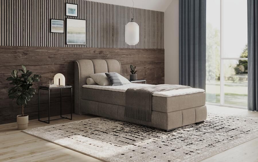 Mr. Couch Boxspring Bethany met bedkist incl. matras Topmatras en sierkussen in verschillende hardheden beschikbaar - Foto 3