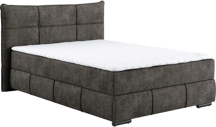 Mr. Couch Boxspring Brewdley met bedkist incl. matras Topmatras en sierkussen in verschillende hardheden beschikbaar - Foto 2