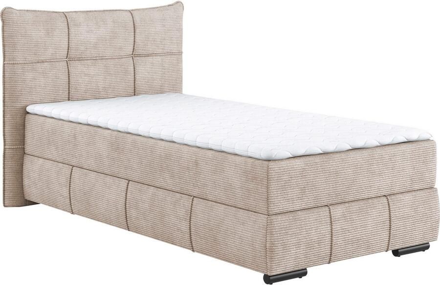 Mr. Couch Boxspring Brewdley met bedkist incl. matras Topmatras en sierkussen in verschillende hardheden beschikbaar - Foto 2