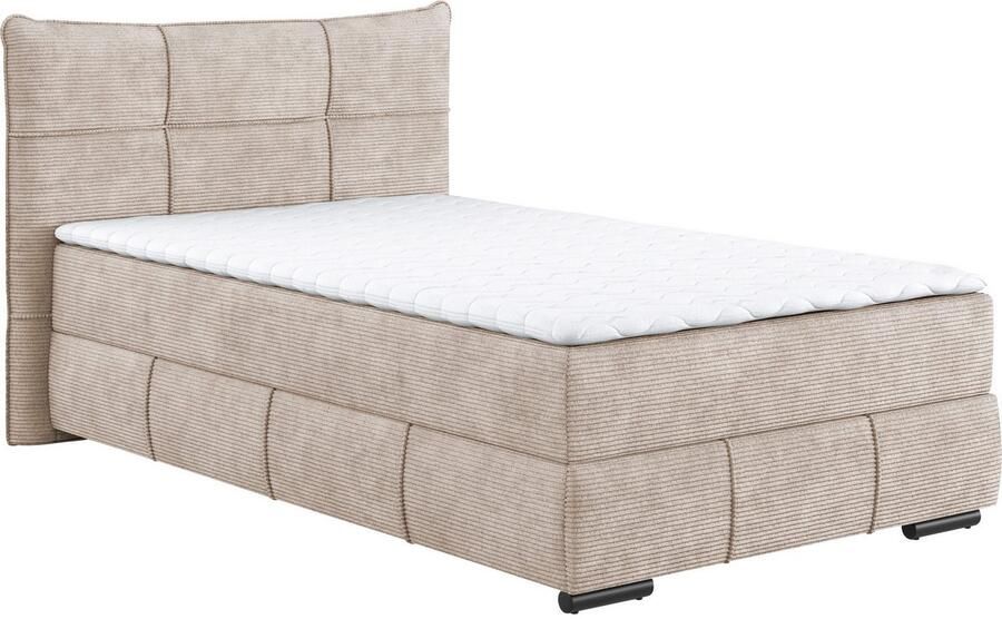 Mr. Couch Boxspring Brewdley met bedkist incl. matras Topmatras en sierkussen in verschillende hardheden beschikbaar - Foto 2