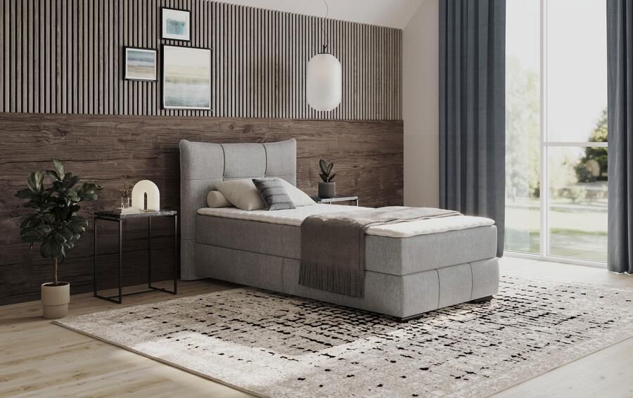 Mr. Couch Boxspring Brewdley met bedkist incl. matras Topmatras en sierkussen in verschillende hardheden beschikbaar - Foto 3