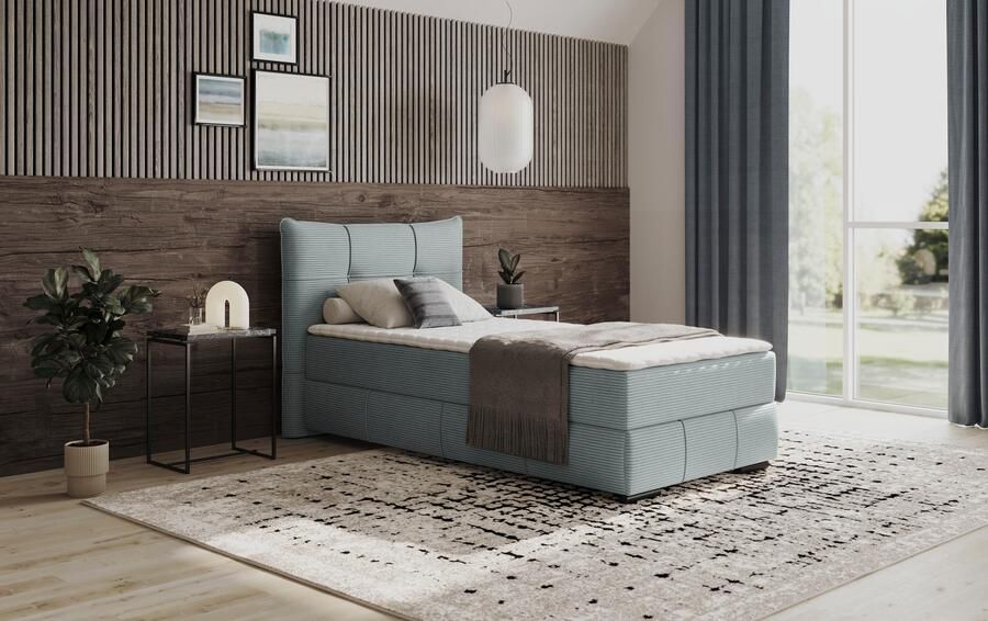 Mr. Couch Boxspring Brewdley met bedkist incl. matras Topmatras en sierkussen in verschillende hardheden beschikbaar - Foto 3