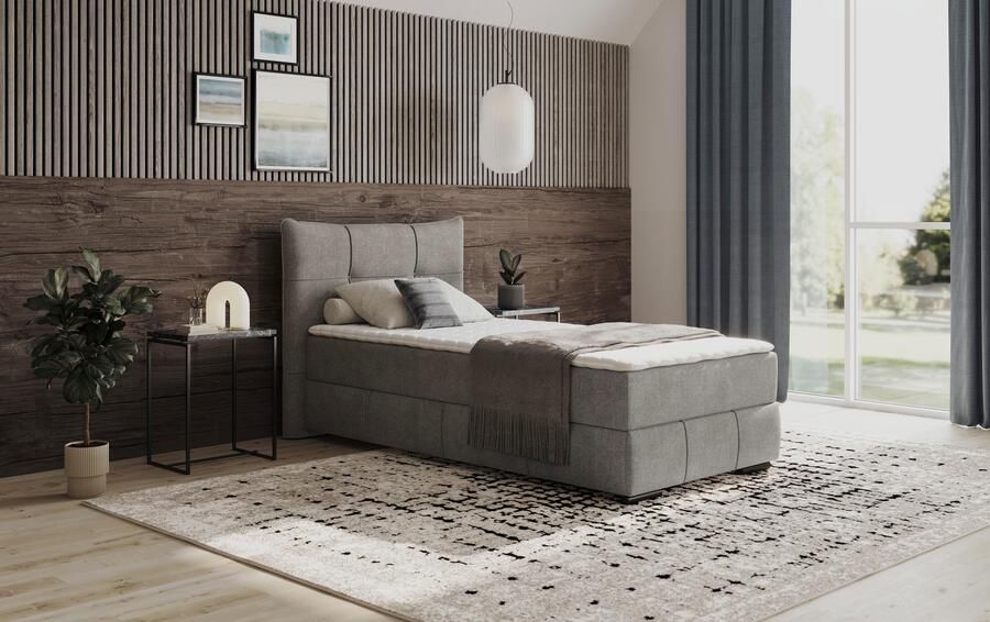 Mr. Couch Boxspring Brewdley met bedkist incl. matras Topmatras en sierkussen in verschillende hardheden beschikbaar - Foto 3